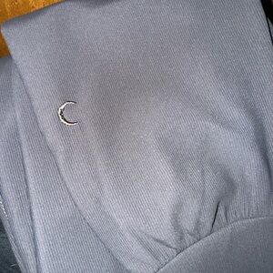 Gray Ribber Zyia Joggers